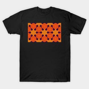 retro seventies style geometrical pattern T-Shirt